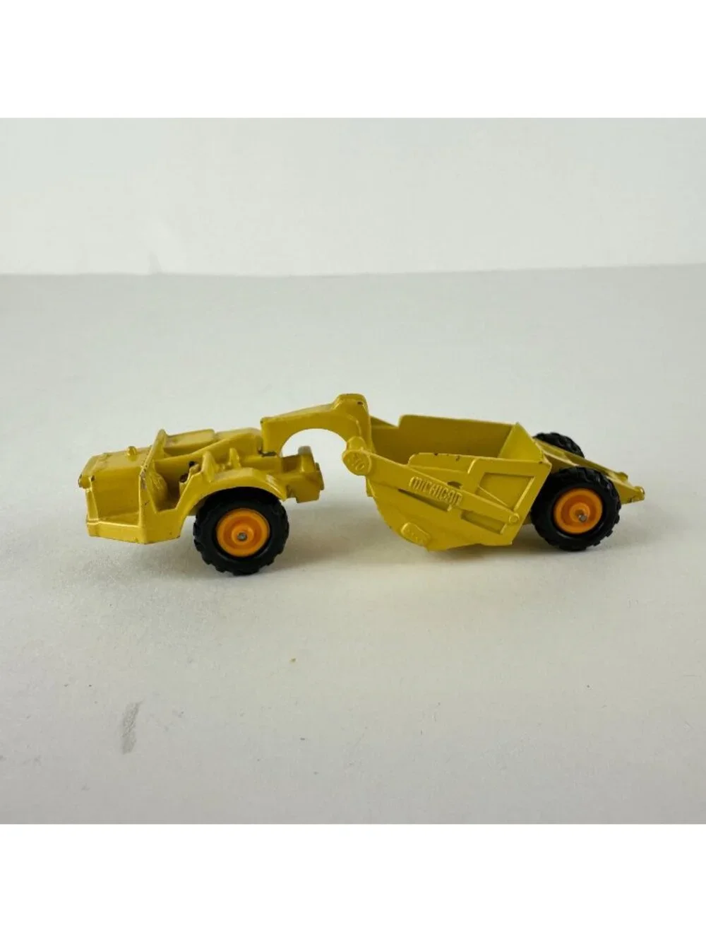Michigan Scraper No 8108 Hong Kong Die Cast Yellow